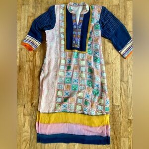 Kurta style Asian inspired dress